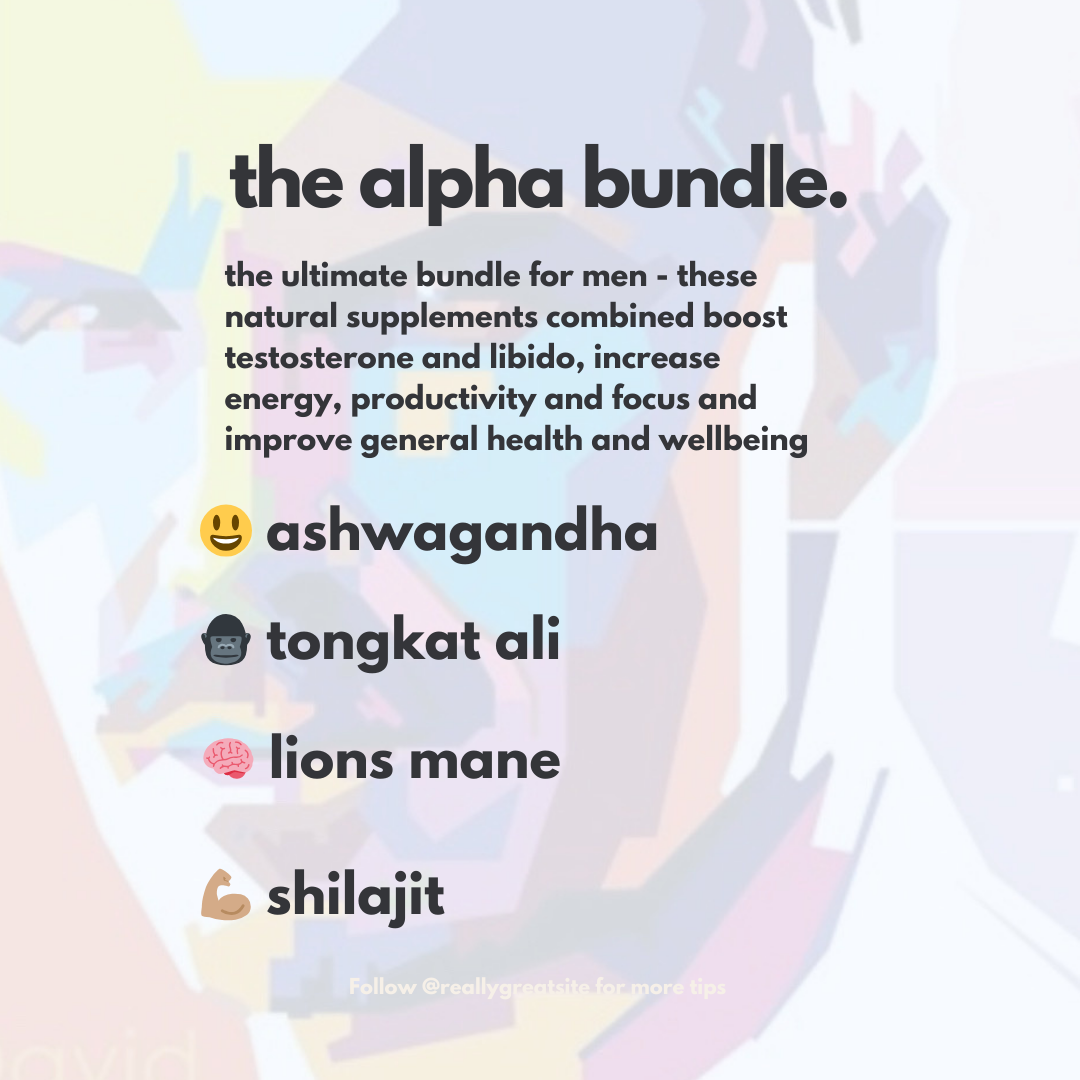 Men’s bundle (alpha bundle)